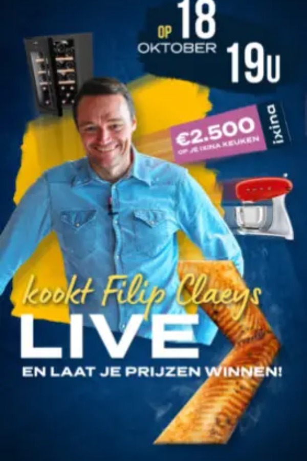 ixina contest for Philippe Claeys&#039; live cooking show by Jordan Vanderstraeten