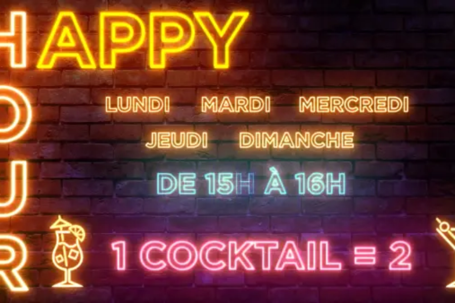 The Happy Hour schedule at MEZZO by Jordan Vanderstraeten