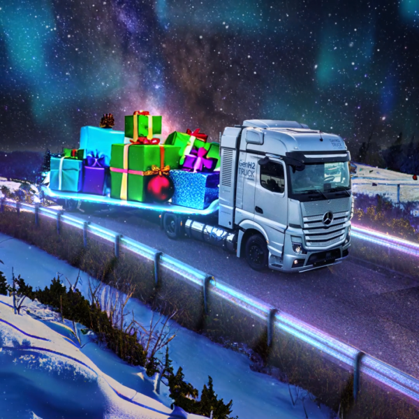 Mercedes-Benz Trucks Christmas for Daimler Truck BeLux by Jordan Vanderstraeten